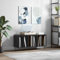 LAPOOH Armoire à disques Noir 100x38x48 cm Bois d'ingénierie,Meuble Platine Vinyle,Rangement Vinyle,Porte Vinyle