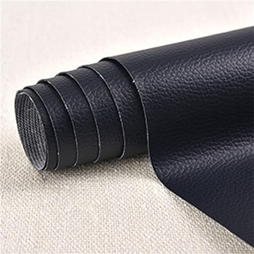 1 Stück Leder Reparatur Set Patch KitSelbstklebende PU Leder Reparatur Tape Patch Erste Hilfe für Sofa Auto Sitz Möbel Jacken Handtasche Navy blau 10 x 20 cm