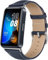 KoGiio Vintage Leder Armband für Huawei watch fit 2, Ersatz Weich Uhrenarmbänder, Metallschnalle Atmungsaktiv Ersatzarmband Kompatibel mit Huawei watch fit 2 Blau