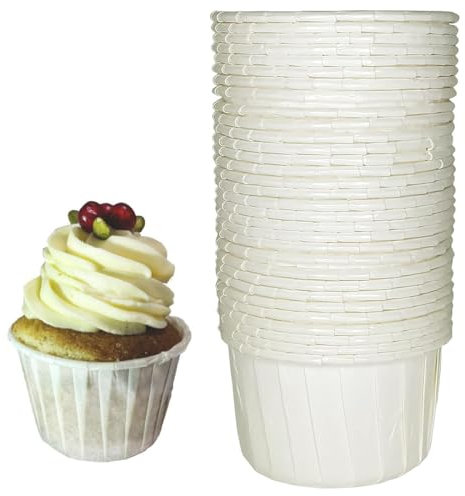 KXUSW Pirottini per Muffin Carta, Pirottini Muffin, Carta Forno Riutilizzabile, Pirottini di Carta per Muffin, Stampi in Carta per Cupcake, Tazze di Cottura da Forno Decorativi 100 Pezzo