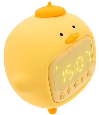 Ciieeo 1satz Led Nachtlicht Wecker Mit Kreativer Entenform Multifunktionale Tischlampe Für Kinderzimmer Dekorativ Und Platzsparend Für Schlafzimmer Und Wohnräume