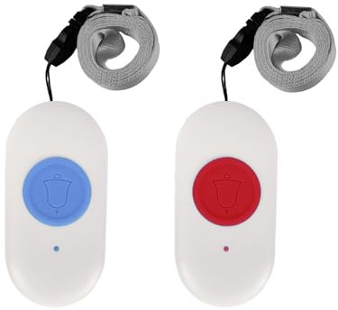 LIOTOIN Notrufknopf für Senioren Notruf Kabellos Notfallknopf Hausnotruf für Senioren 2 Sender (Funktioniert nur in Verbindung mit einem Liotoin Empfänger) Ohne Empfänger …