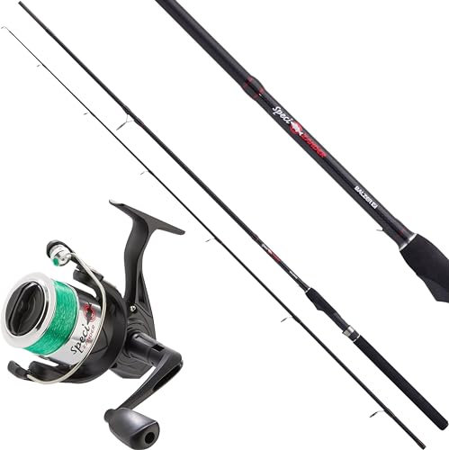 Balzer Speci Angelset Zander 2,40 m - IM-6 Kohlefaser Zanderrute mit Rolle und Schnur