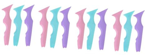 minkissy 4 Sets Make-up-zubehör Augenbrauenschablone Eyeliner-hilfe Für Anfänger Mascara-zeichenwerkzeug Stabile Fingerauflage 3 Stück * 4