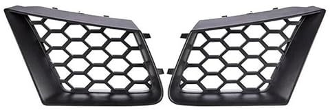 Nebelscheinwerfer Grill 1 Paar Auto Front Stoßstange Oberen Gitter Für Sitz Für Ibiza Für Typ 6L Für Cordoba 2002 2003 2004 2005 2006 2007 2008 2009 Kunststoff Zubehör Lampenabdeckung