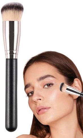 Yulokdwi Pinceau correcteur, pinceau estompeur pour le maquillage, Pinceau anti-cernes sous les pinceaux de maquillage pour les yeux, Produits de maquillage format voyage pour le visage et les yeux,