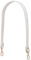 Jeesblsy Damen Taschengurt PU Leder, Universal Ersatz Schulterriemen 60 cm für Handtaschen Umhängetaschen Kameratasche DIY Achseltasche (Weiß)