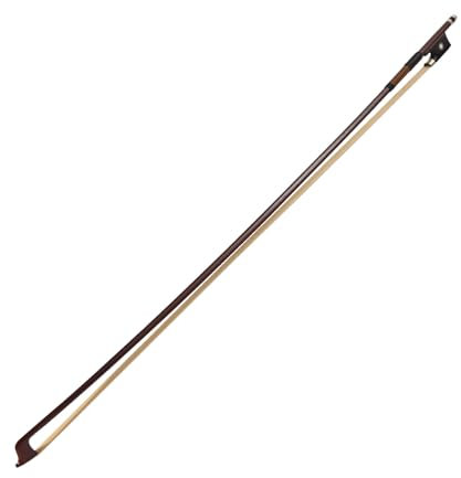 Violinbogen 4/4, Brasilianisches Holz 4/4 Bogenstange Schachtelhalm Violinsaiten Winziges Violinpferd Bogenhaar für Violine Cello Zubehör