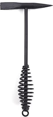 Martillo de soldadura con mango de resorte, acero de alto carbono, removedor de óxido, martillo de soldadura, soldador, mano segura