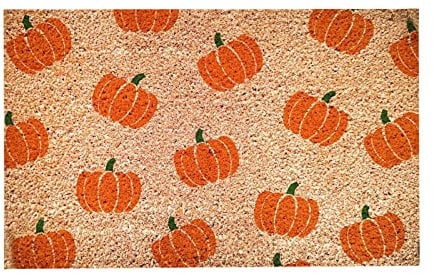 Halloween Door Mat Pumpkin Welcome Mat Pumpkin Doormat Pumpkin Decor Pumpkin Doormat Fall Decor Door Mat Outdoor Mats for Front Door Non Slip Washable Shoe Mat Home Entrance Decoration Fall Decor Fall