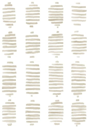 myforHD Papel Pintado Autoadhesivo Vinilo Adhesivo Muebles Impermeable Moderno Geométrico de Rayas para Decoración de Paredes en Baño, Sala de Estar, Dormitorio, y Muebles de Cocina