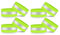 VERY IMPORTANT RUNNER - Reflektierende Armbänder, Laufen Reflektor, Reflektionsband Joggen, Reflektor Laufen, Reflektorband, Reflektoren Band, Reflektierende Armband, Reflektoren Joggen (8 Einheiten)