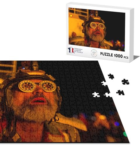 Classic Puzzle 1000 pieces Man At Burning Man Festival Nevada Hippie United States Desert