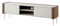 3E 3xE living.com TV-Schrank mit 2 Türen & 4 Einlegeböden – Walnuss/Kaschmir – Moderner TV-Unterschrank – 180 x 52,4 x 39,5 cm