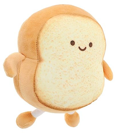 Cabilock 1 Stück Lebendiges Brotförmiges Dekokissen Toastbrotkissen Kissen Für Sofa Entzückendes Plüschtier Puppenkissen Toastform Puppe