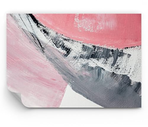 ARTTOR Papier Peint Panoramique Standard - Rose Gris Peinture - 450x315 cm - Revêtement mural décoration Moderne Décoration Wallpaper Design Tableaux Muraux Photo Salon Chambre - WF1AA450x315-4982