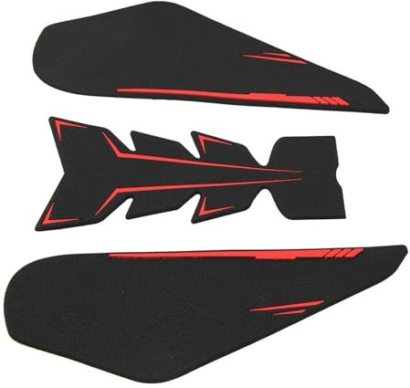Tankpads Für Kawasaki Z400 Für Ninja 400 Motorrad Gummi Kraftstoff Tank Dekorative Knie Protector(Rot)