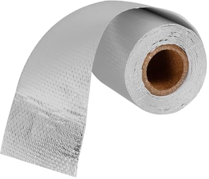 LIGIGWASH Aluminiumklebeband für Lüftungskanäle, Silber, 1 Rolle, 60mm | Aluminiumfolie, Vielseitig Einsetzbar, Leicht zu Schneiden und Aufzutragen, Verschleißfest für Installationen