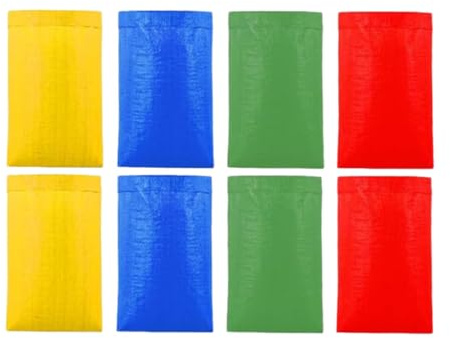 Harilla 8 Stück Kartoffelsackhüpfen-Taschen, Familientreffen, Sport, Grillen, Hoffest, Outdoor-Spiel, Geburtstagsparty-Spiel, 60 x 100 cm