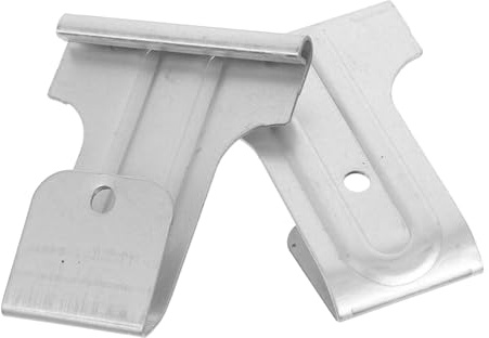 HORIALENCE 2 pezzi Sicurezza Porta Scorrevole Ganci Antifurto Rinforzati per Tapparelle Serratura Meccanica Spessa per Uso Interno ed Esterno