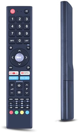 RYQIF Mando a distancia de sustitución para ChangHong/CHiQ TV U43H7L L43H7N U50H7N | U55H7L U55H7LX U55H7N U58G7N L55H7N L32H7L L32H5S L32H7N,No requiere configuración,Sensible,Totalmente funcional