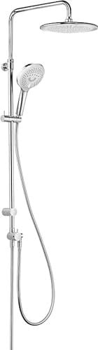 KLUDI FRESHLINE 670900500 Dual-Shower-System, Chrom/weiß