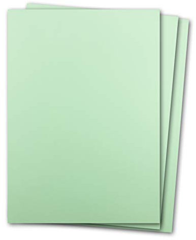 50 Blatt Tonkarton DIN A4 - Mint Grün Hellgrün - 240 g/m² Dicker Bastelkarton - 21,0 x 29,7 cm Pappe zum basteln für Fotoalbum Menükarte Bedruckbar DIY kreativ Sein