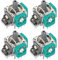 4Pcs 3D Analog Potentiometers Joystick Thumb Grip Replacement Controller,Joystick Sensor Module,Wireless Controller Rocker for XBOX One