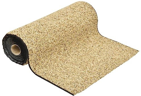 vidaXL Revêtement de Pierre Bâche d'Etang Revêtement d'Etang de Jardin Bâche de Bassin Revêtement de Bassin Extérieur Sable Naturel 500x60 cm