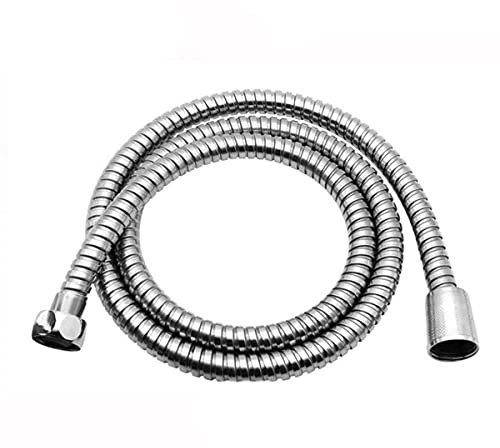 Schwarzer Duschschlauch 1,5 / 2 Meter Edelstahl Sanitär Flexible Badezimmer Badewanne Duschschlauch Kopf Silikonschlauch Wasserpfeife Washer-Rabatt 120cm