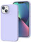 K TOMOTO Custodia Compatibile con iphone 13, Protezione Contro le Cadute Antigraffio Antiurto in Silicone Liquido Anti-Impronte con Fodera Microfibra per iphone 13 da 6,1 Pollici 2021, Viola Chiaro