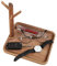 CYQGDKF Key Bowl for Entryway Table, Wooden Valet Tray Organizer, Perfume Tray for Dresser, 3 Tiers Wood Rack for Keys, Rings, Wallet, Jewelry, Phone and More,Large