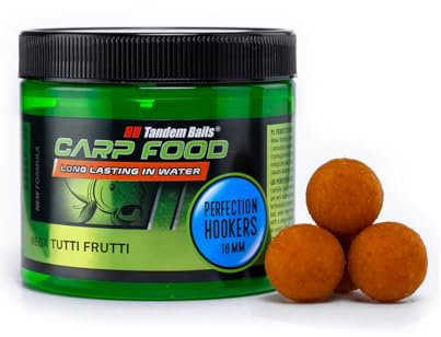Tandem Baits Karpfen Futter Angelfutter Hakenköder Perfection Hookers 18 mm 120 g Mega Tutti Frutti