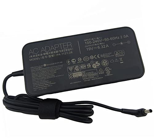 XITAIAN PA-1121-28 19V 6.32A 120W 5.5X2.5mm Adapter Netzteil Ladegerät Ersatz für Asus A15-120P1A GL551 GL552 G51JX-A1 ZX53