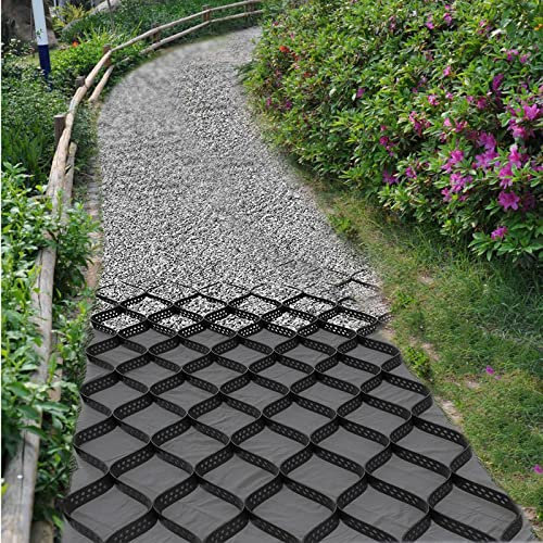 Kiesgitter Kiesmatten Kieswaben Durchlässiges Geo-Groundgrid-Wabensystem, 5cm Ports Marinas Ground Outdoor Polyethylen Cellular Paving System Geocells, PEA Gravel Folding Mit Stretch-System