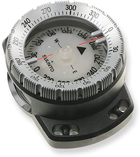 Tauchkompass Leuchtender Handgelenkkompass Wasserdichter Unterwasser-Navigationskompass mit Bungee (Schwarz)