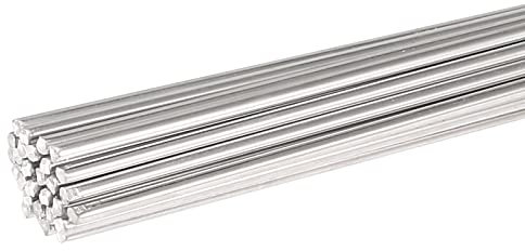 sourcing map Aluminium Soudage Baguettes Aluminium Silicium Brasage Fil Polyvalent Réparation Outil 1/16 x 12.99 30 Pcs