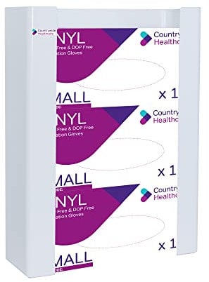 Countrywide Healthcare, Triple Glove Box Holder Wall Mounted.
