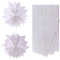 DIY-24H | Verschiedene Größen wählbar | Papiertüten Farbe Weiss Geschenktüten Papier, Kleine Tüten Süßigkeiten, Stern Weihnachten, Plätzchentüten, Brottüten, Brötchentüten (150x290x55mm, 250 Stück)