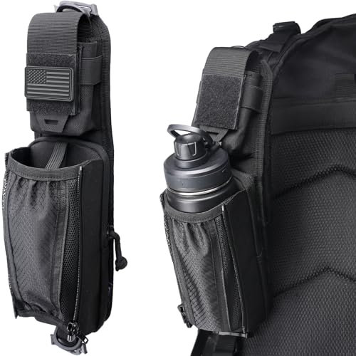 WYNEX Molle Tactical Pouches of Water Bottle Pouch Version, Tactical Accessories Backpack Strap Pouch Water Bottle Carrier Holder Molle Zubehör für Rucksäcke
