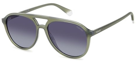POLAROID Unisex PLD 4162/S Sonnenbrille, grün, 56