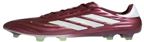 Adidas Copa Pure II Elite - Tacos de fútbol firmes, Shadow Red/Cloud White/Team Solar Ye, 6.5