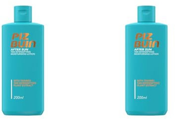 PIZ BUIN After Sun Tan Intensifier Lotion (200 ml), schnell einziehende Bräunungsbeschleuniger Bodylotion, spendet 24h Feuchtigkeit (Packung mit 2)
