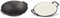Enders Switch Grid Wok schwarz, aus massiv, emailliertem Gusseisen & SWITCH GRID Pizzastein, Halter aus Gusseisen