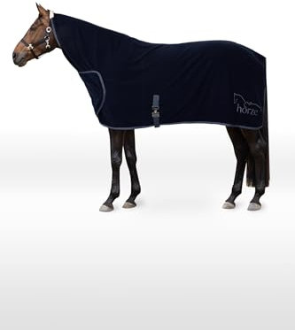 Horze Pferde Fleece-Abschwitzdecke Eternal Gaze, Blau, 145