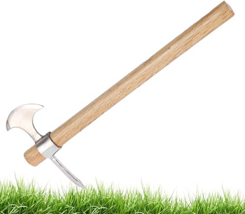 Pick Asce, Pick Asce per scavare | Picco da giardino Mattock con design 2 in 1, Ascia da giardino, Ascia a Mano, Manico per Ascia Multifunzionale in Acciaio Inox per scavare