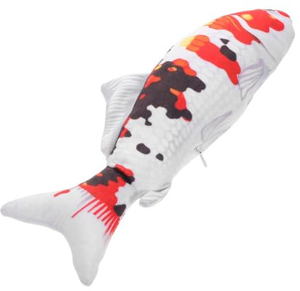 ibasenice Koi - Realistisches Plüsch Tier Realistisches Koi Koi Kissen für Kuscheltier Koi -Plüsch Meerestiere Plüschtiere Fisch Figur Polyester