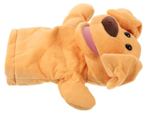 YARNOW Animal Hand Puppet Toy for Boys and Girls Large Plush Dog Puppet Educational Storytelling for Toddlers and Adults
