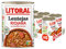 LITORAL Lentejas Riojana - Plato Preparado Sin Gluten - Pack de 6x425g - Total: 2.55kg