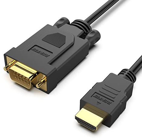 BENFEI HDMI zu VGA Konverter-Kabel 0,9M, Unidirektional HDMI zu VGA D-SUB 15 Pin M/M Unterstützung 1080P Signal von HDMI Eingang Laptop HDTV zu VGA Ausgang Monitoren Projektor,Fernsehapparat